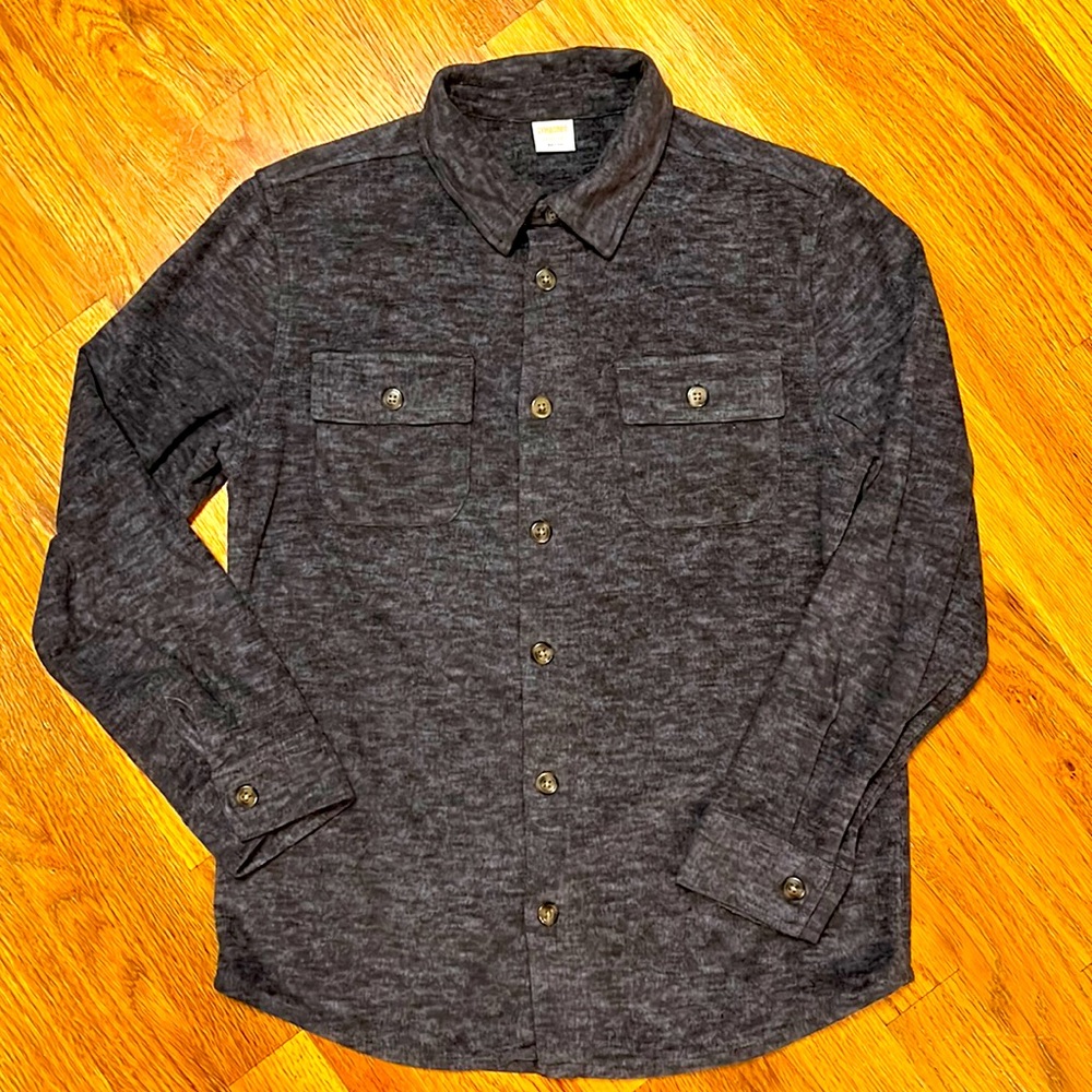 Ultra Soft Button Down Fleece Shirt.